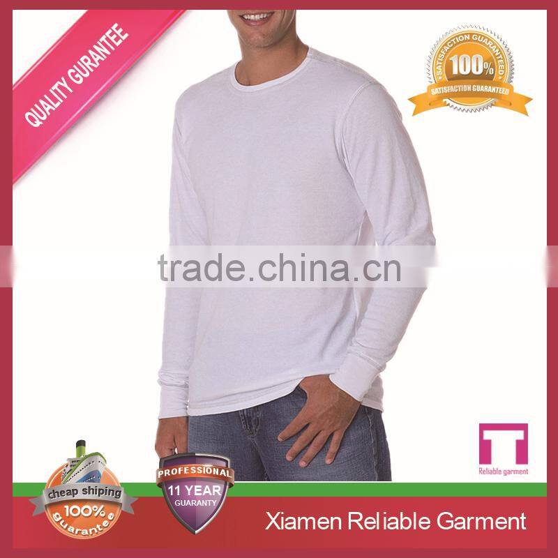Hot sale bulk soft cotton long sleeve tshirt promotional printing OEM supplier in China