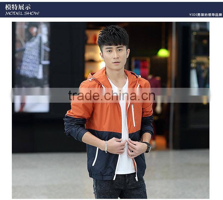 2015 New Style Sports Clothing Manufacturer Men's Spring Jacket