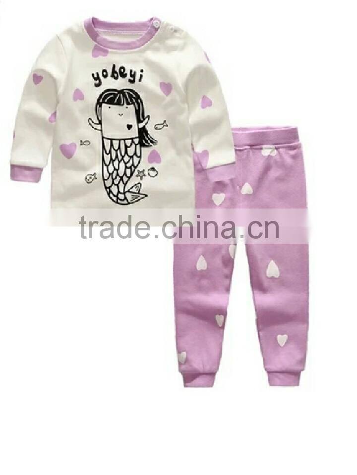 Pajamas With 100%Cotton Kids Clothing Set