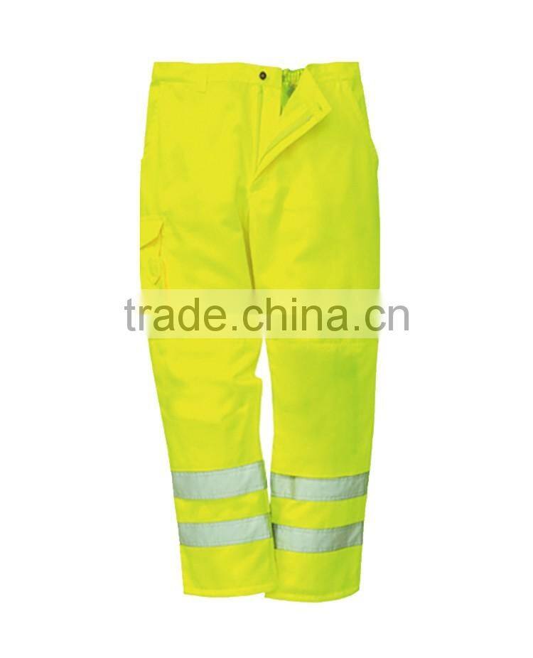 Safety 3M reflective tape hi vis men's reflective pants with EN20471