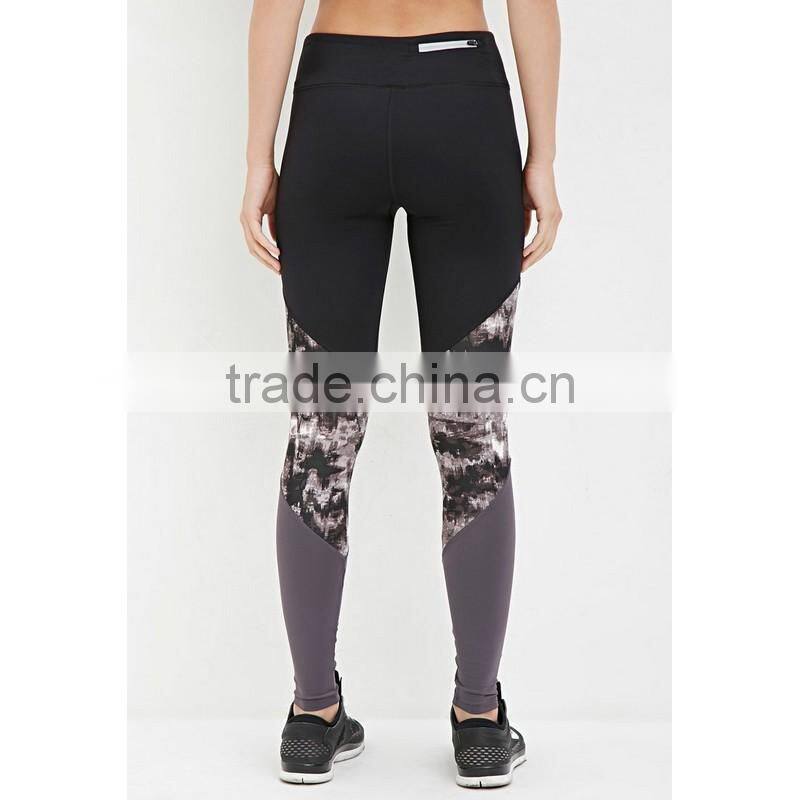 USA high quality cheap contrast color sports leggings wholesale womens clothing