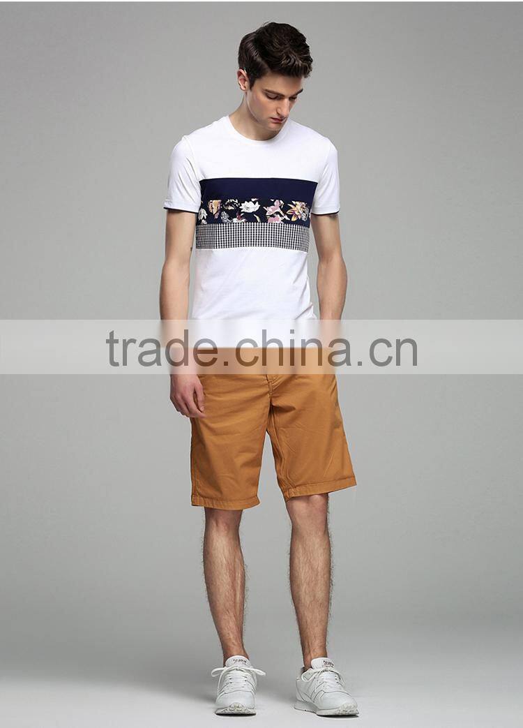OEM hot sale summer new style men's plain casual short pants P-17