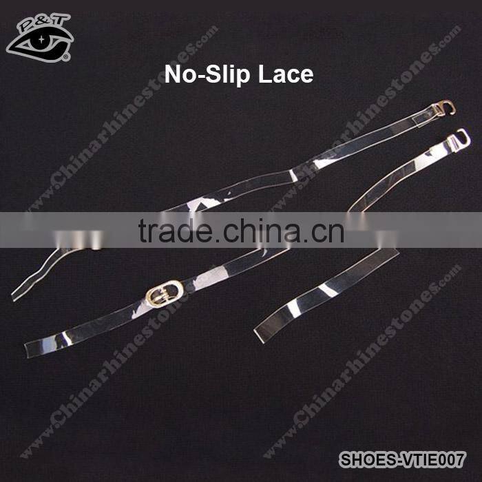 Invisibility Shoe lace silicone transparet shoelace for high heels lady shoes accessories