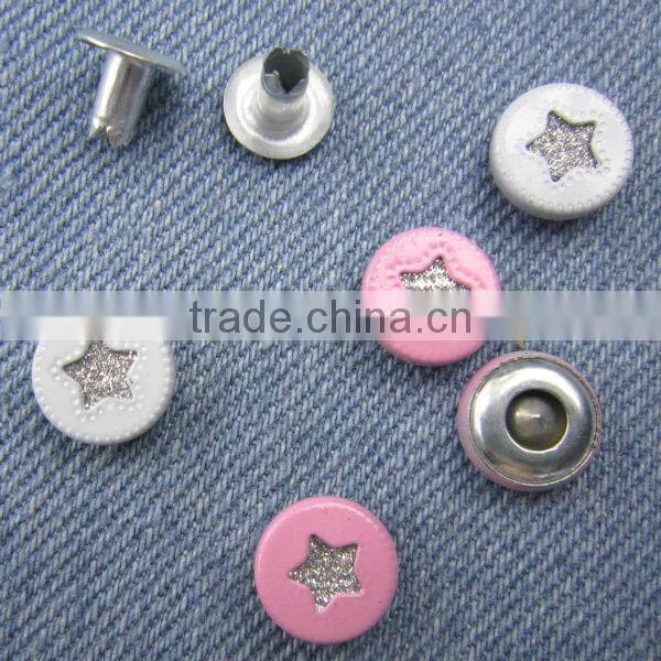 jeans button and rivets