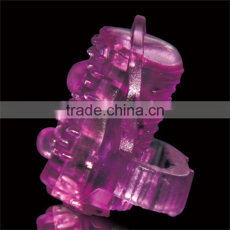 Lesbian Vibrating Sleeve Finger Vibrator Sex Toy for women