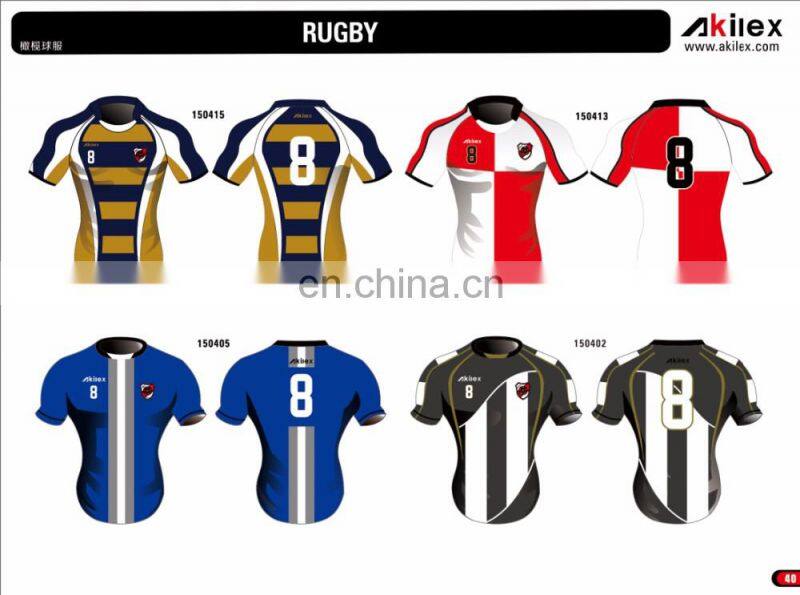 Specialized cooldry customized rugby jersey with sublimation