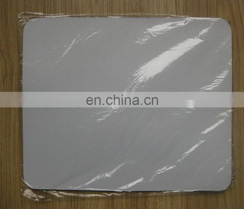 subliamtion mouse pad,white fabric