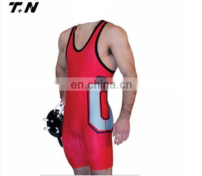 cheap custom sublimation wrestling singlet for sale