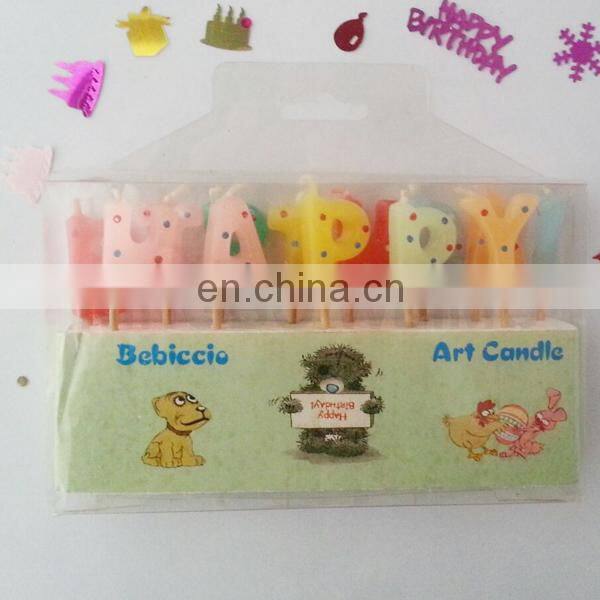 toothpick letter candle set/ pick candles