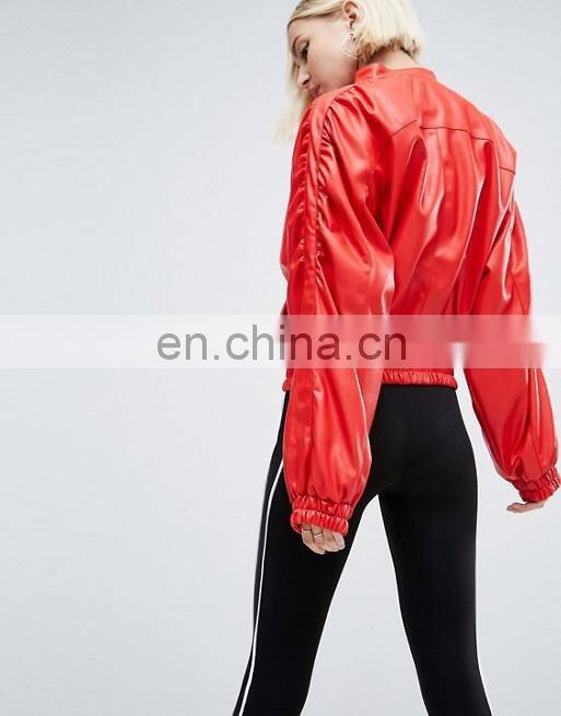 Manufacturer price custom men women motorcycle pu leather jacket
