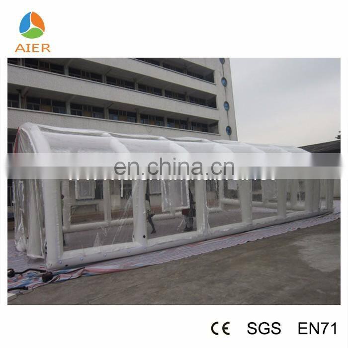 2017 customized inflatable tent for pool, cheap inflatable dome tent