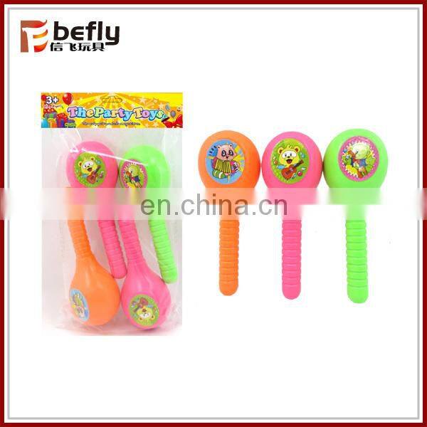 Plastic rattle-drum mini plastic promotional toys