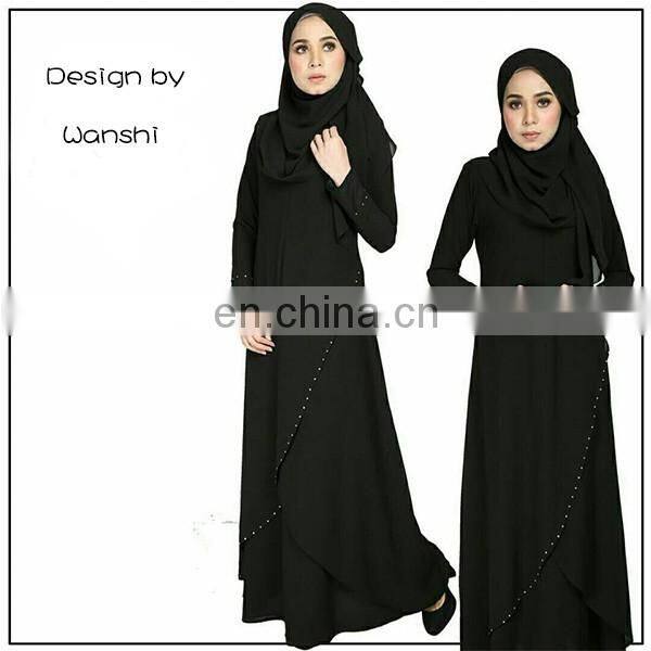 New model wholesale islamic clothing latest design women jubah abaya in dubai