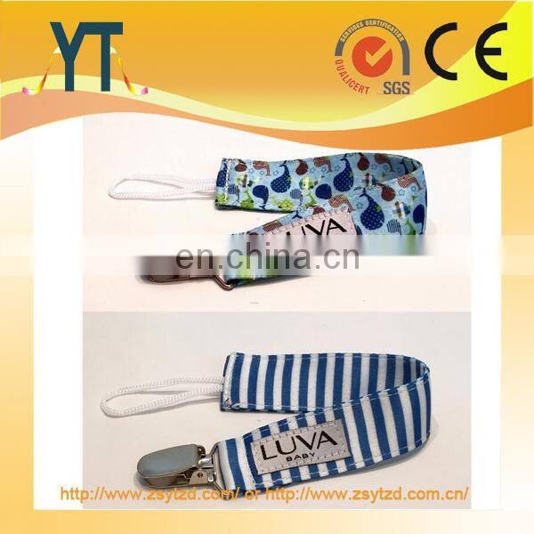 2017 Custom Paci Clip, Toy Leash, Binky Leash, Wholesale Good Quality BPA Free Baby Silicon Pacifier Clips