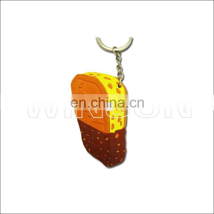 promotion soft pvc keyring/pvc key chain