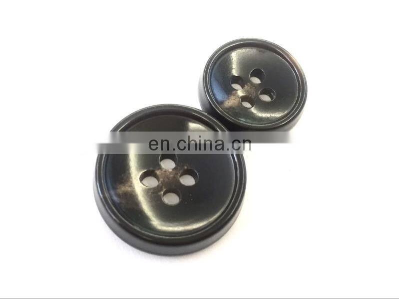 2016 new hot black,blue,brown thin resin pattern button
