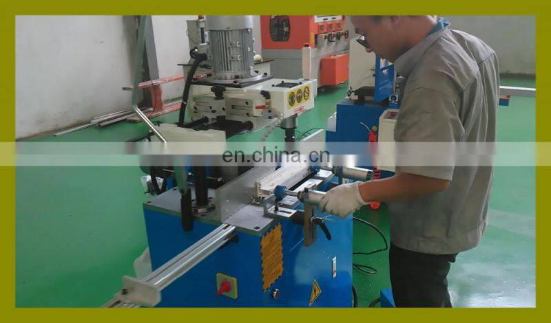 2016 new type precision auto PVC window fabrication machine for lock hole drilling