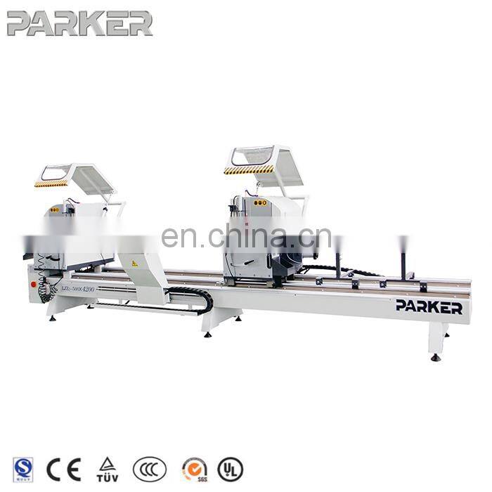 aluminum profile double head cutting saw with digital display for aluminum window door making machine