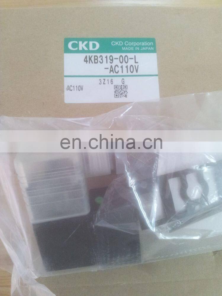 Japan original CKD pneumatic Solenoid valve 4KB319-00-L-AC110V