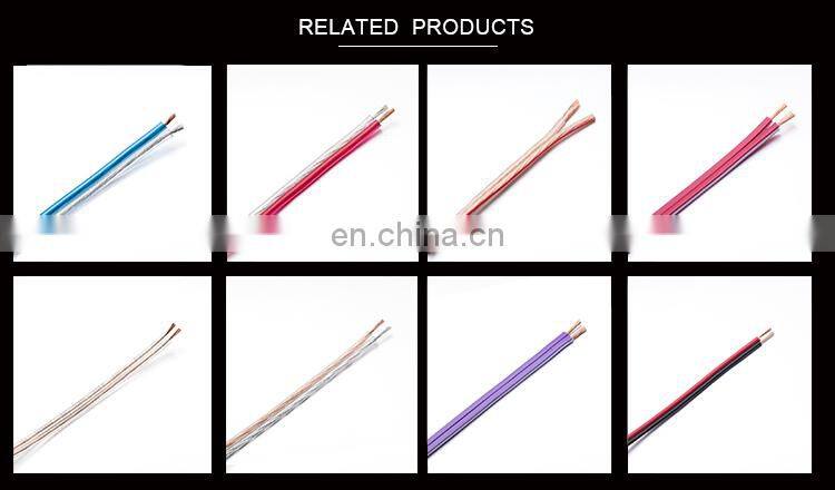 OEM high end CU CCU CCA OFC audio 2 4 6 8 core Speaker Wire Cable