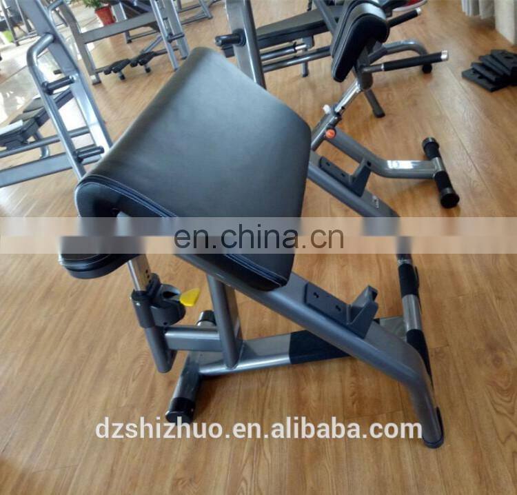 Commercial fitness gym equipment biceps exercise PREACHER BENCH TW67