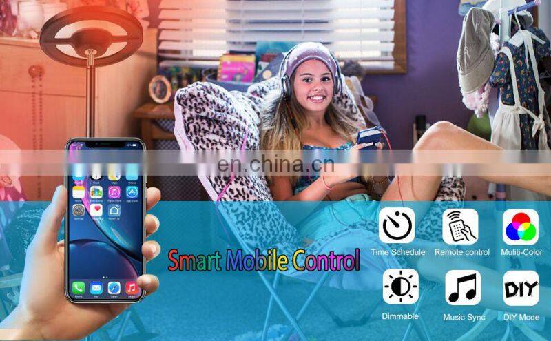 30000 hours lifespan illuminating homes multi function smart light standing floor lamp