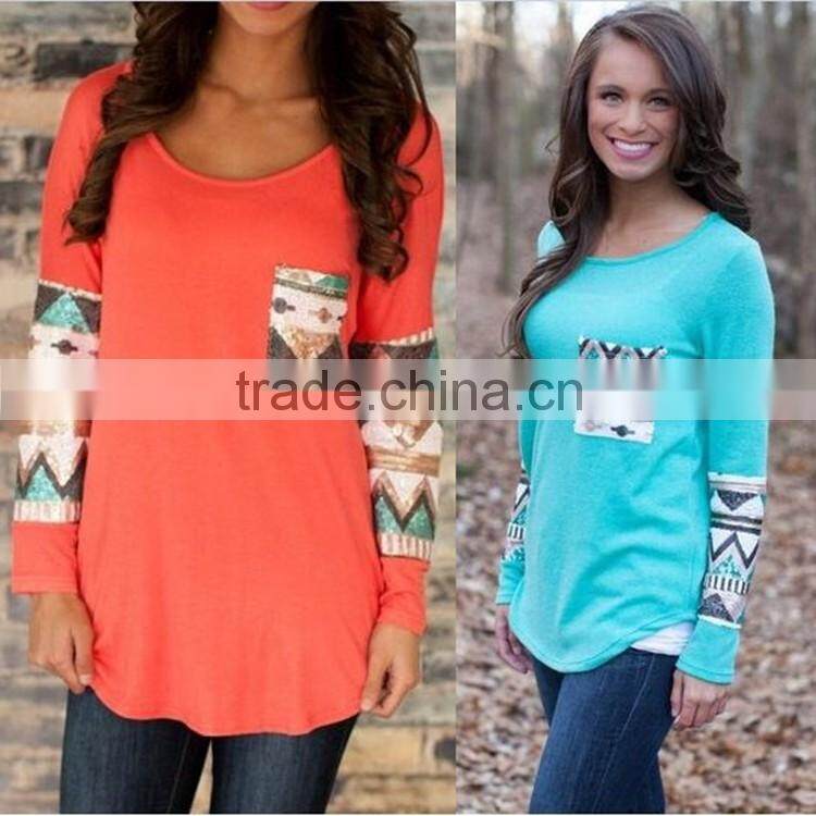 Ladies Causal Shirt Long sleeve Stripe Blouse Stylish apparel Women Clothing Tee Shirt for Women