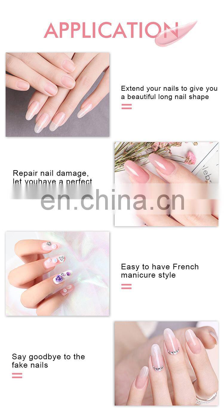 RNK Hot Sale 30Gram 60Gram Private Label Nail Polish Manufacturers Acrylic Poly Gel