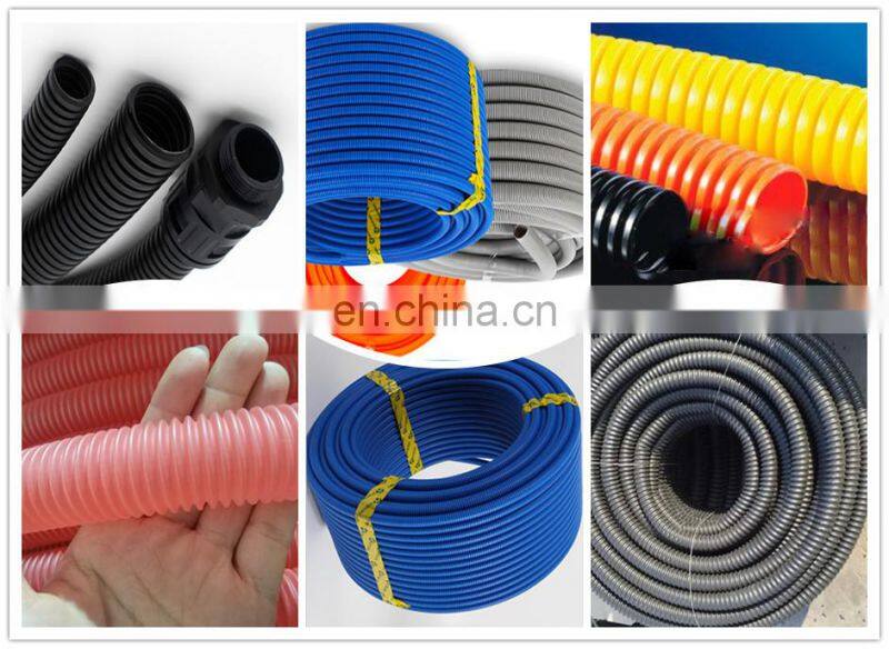 HDPE PVC Plastic Electrical Conduit Corrugated Pipe Machine/ Flexible Soft Hose Tube  Making Machine