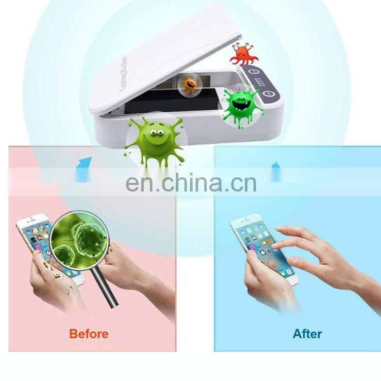 Portable USB charging LED UV Sterilizer Box Ultraviolet Light Lamp for Mobile phone Jewelry Watch Small tools