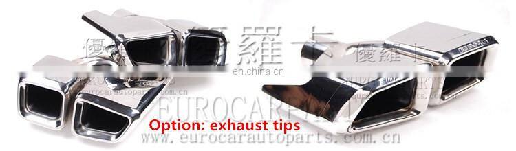 CLS-CLASS W218 Sport to CLS63 A style body kit12~16y PP and Iron bonnet front bumper front grille fender ducts rear diffuser