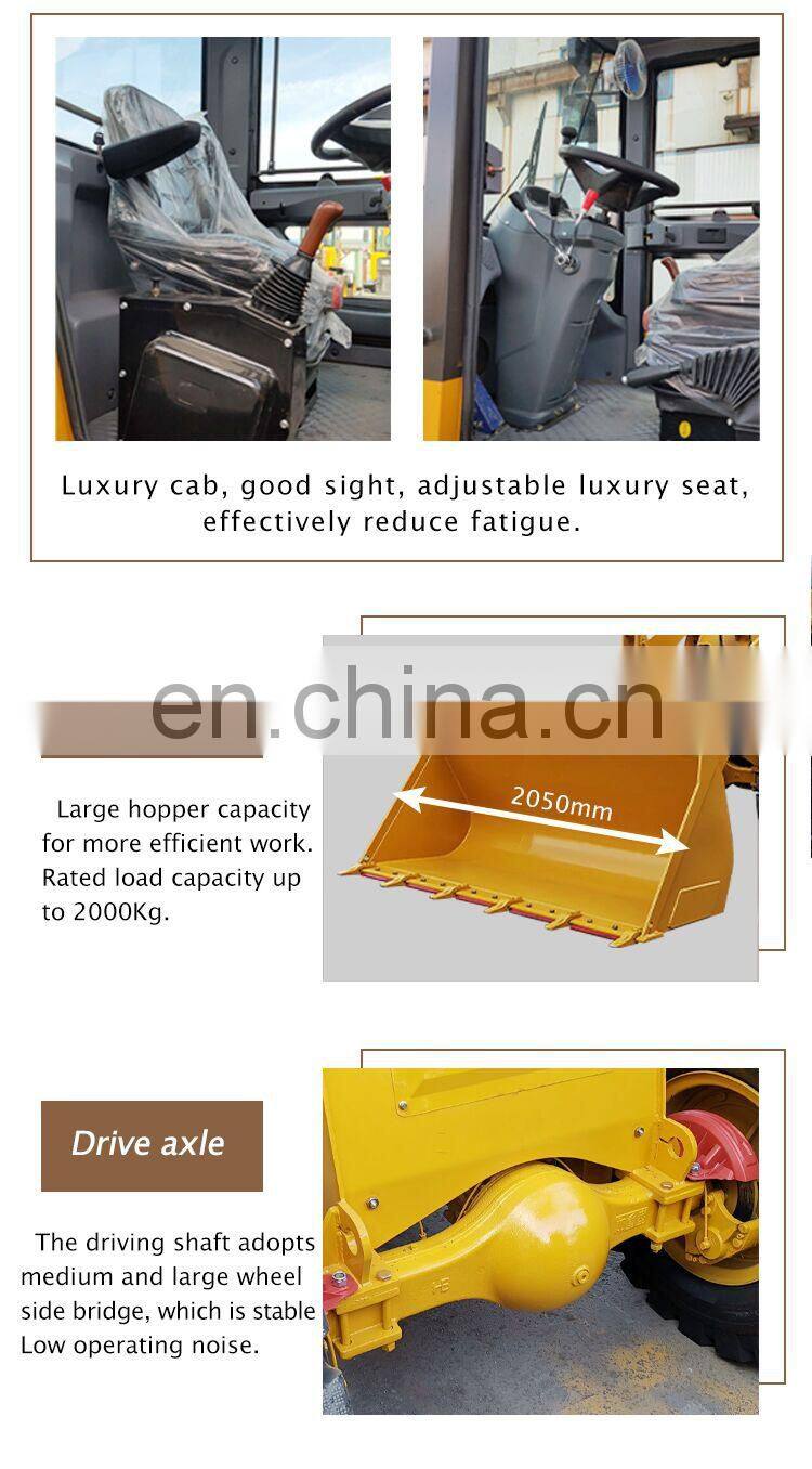 New style hot-sale new backhoe wheel loader price with high performance for exporting