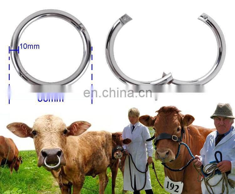 Cattle nose ring/ bull nose ring holder metal stainless steel farm husbandry equipment