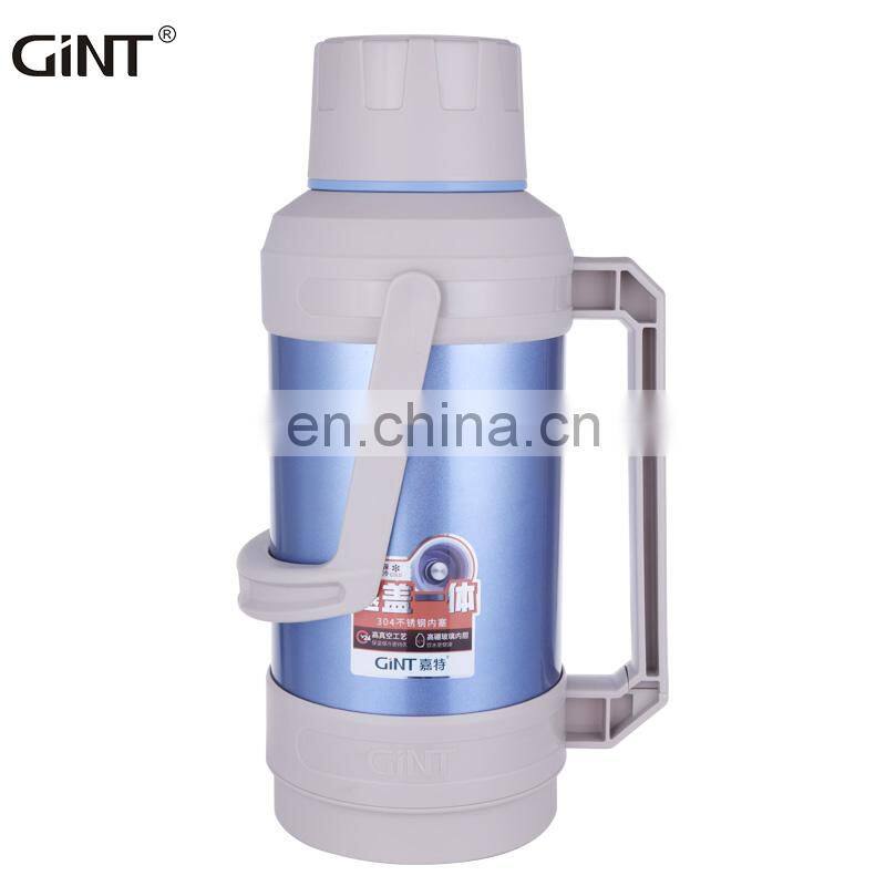 5 pound/8 pound stainless steel vacuum flask with Glass Liner 2 in 1 lid 2L 3L good thermal Hot water flask insulated