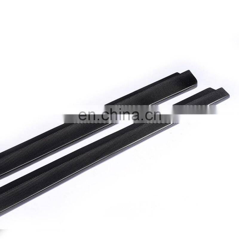 W204 C63 Carbon Fiber Side Skirts Cover for Mercedes Ben z W204 2012
