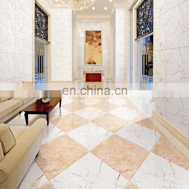3D inkjet carrara white 600*600/800*800MM glazed polished marble design floor tiles