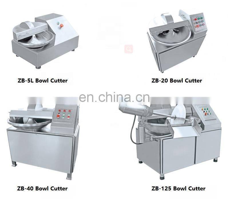 Meat Stuffing Bowl Chopper Machine  Meat Bowl Cutter For Sale  Meat Paste Chopping Mixing