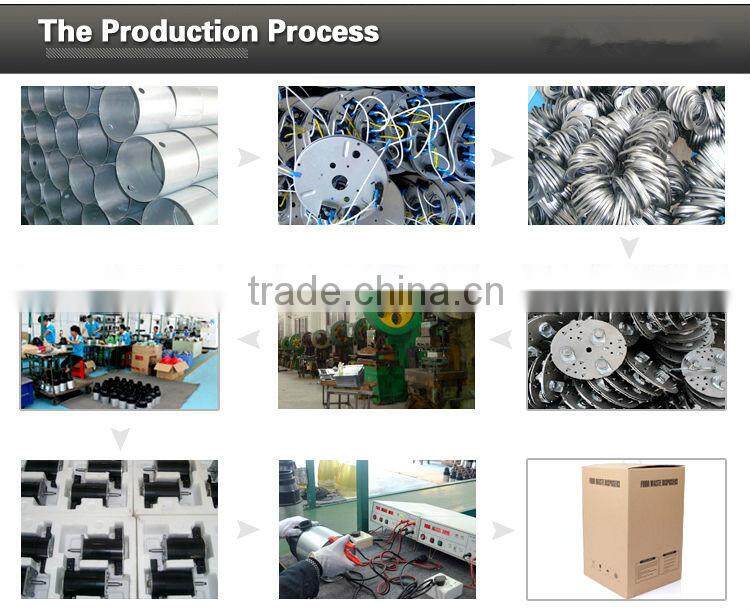 Stainless steel kitchen garbage processor