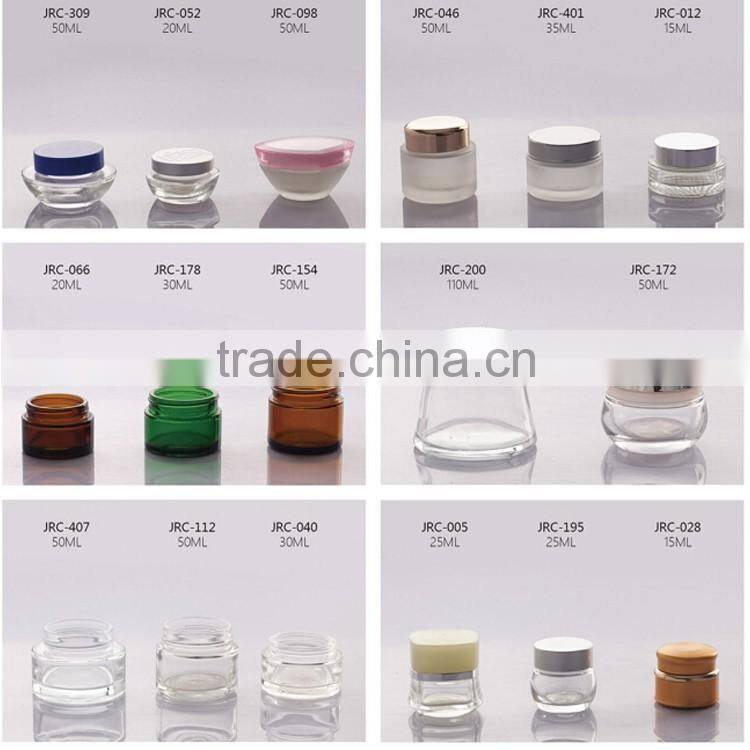 3ml Clear Eye Cream Glass Jar with cap