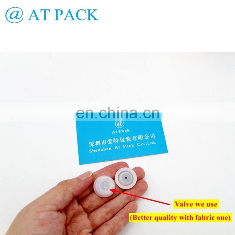 Custom printed 1kg Resealable Flat Bottom Box Pouch Coffee Bag with valve