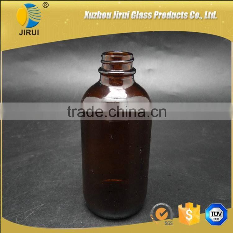 60ml amber essential oil glass bottle boston round dropper bottle