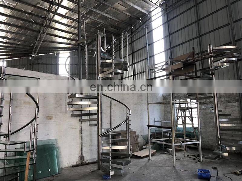 galvanized spiral carbon stainless steel stairs grill design with good price