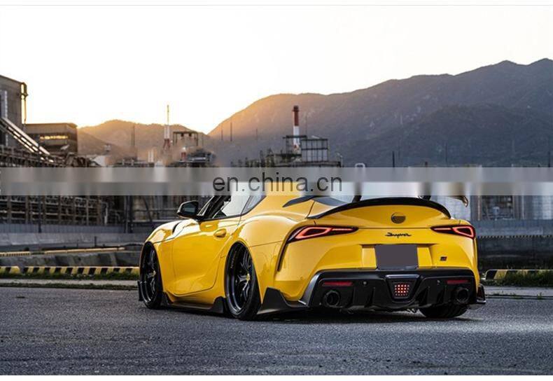 Runde Perfect Fitment For 19-20 Toyota Supra A90 Upgrade AIMGAIN Style Carbon Fiber Body Kit Front Lip Rear Lip Side Skirts Hood