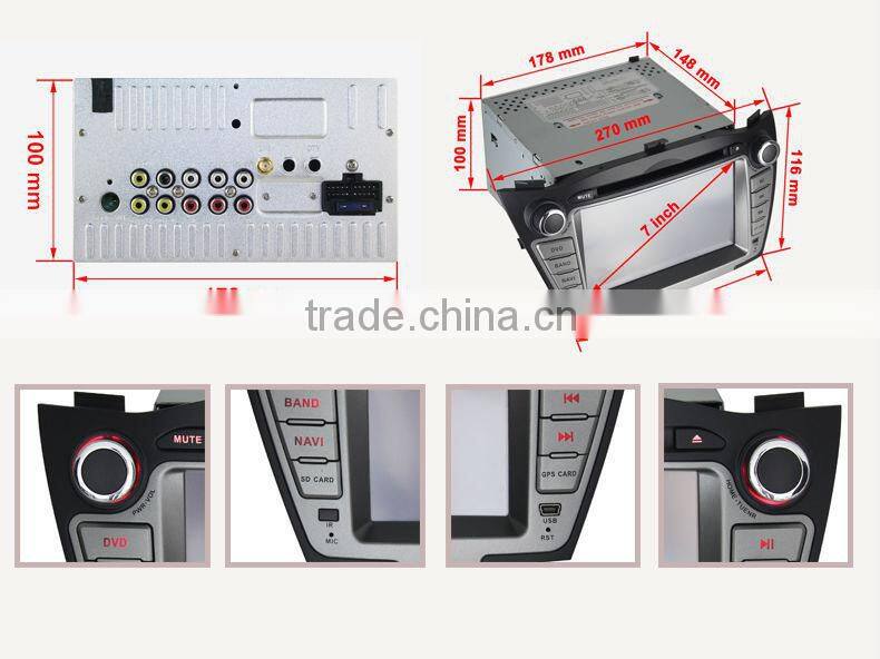 Car DVD GPS for Hyundai IX35 2010-2013 CANBUS Radio DVD BT TV RDS SWC iPod WIFI 3G USB/SD MP3/MP4 Touch Screen Phonebook AUX IN