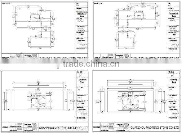 Bianco Carrara White Marble Polished Countertop, Vanity Top