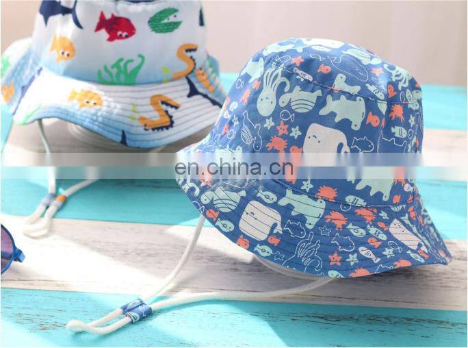 2022 New Summer Baby Sun Hat Children Outdoor Neck Ear Cover Anti UV Protection Beach Caps Boy Girl Swimming Hats For 0-8 Years