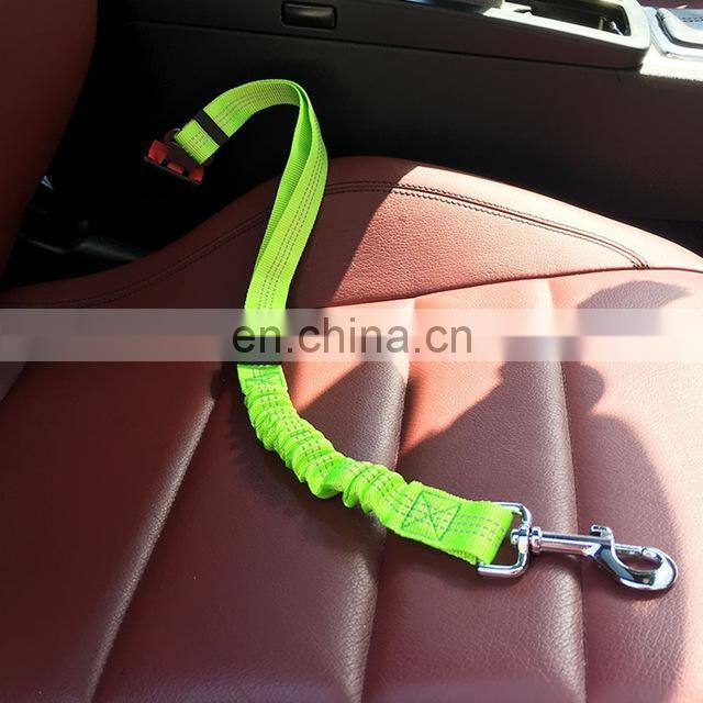 Pet Car Seat Belt Dog Seat Belt Dog Leash Vehicle Belt Adjustable Cushioning Elastic Reflective Safety Rope for Dog Cat