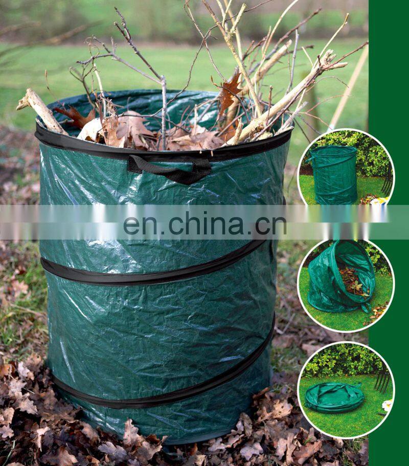 3-Pack 32 Gallons Eco-friendly Collapsible Gardening Waste Bag,Leaf bag