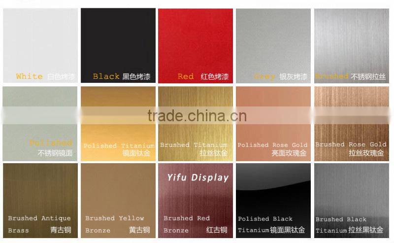 wholesale stainless steel bag display, metal bag rack holder