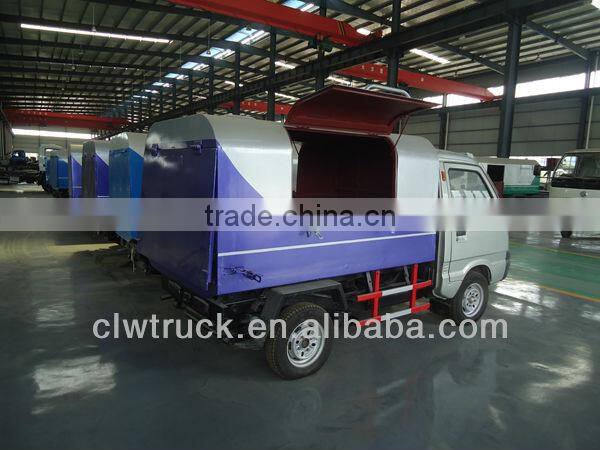 2015 Top Selling Peru Changan small garbage truck,4x2 Container Garbage truck
